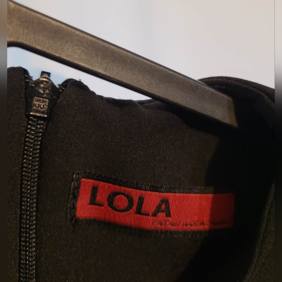 Black Sleeveless Girls Dress - Picture 5 of 5